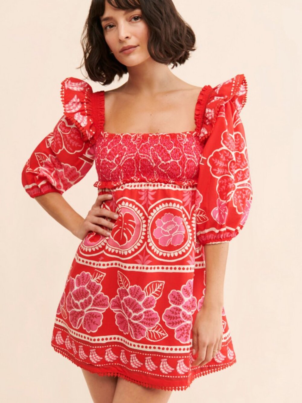 NWT Farm Rio Summer Sunrise Mini Dress